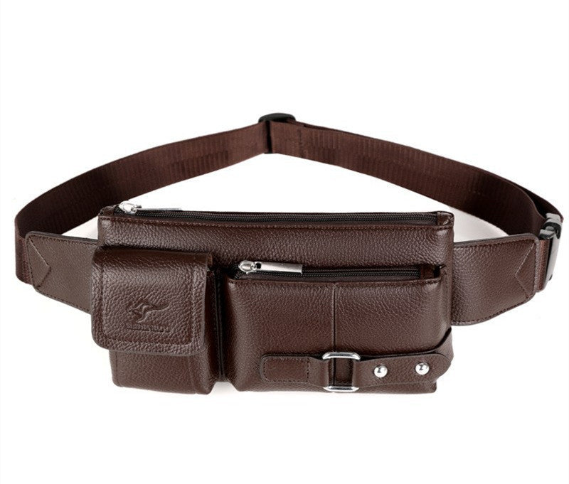 Men’s Luxury Leather Waist & Sling Bag