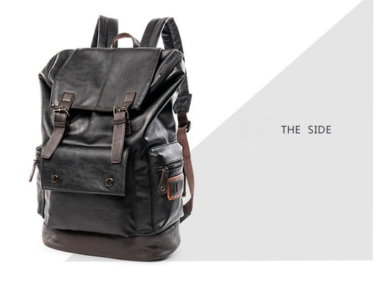 Men’s High-Quality Leather Laptop Backpack