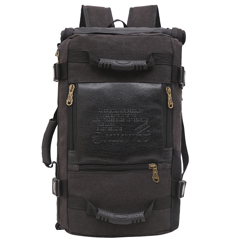 Men’s Canvas Multifunctional Laptop Backpack