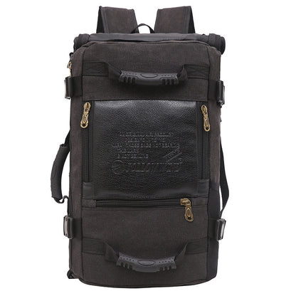 Men’s Canvas Multifunctional Laptop Backpack