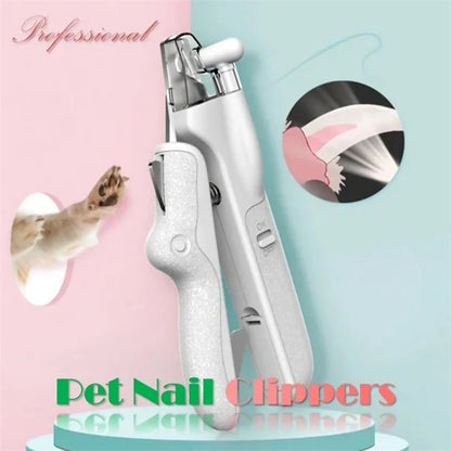 Pet Nail Clippers with LED Light