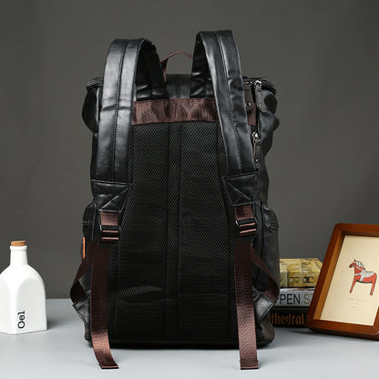 Men’s High-Quality Leather Laptop Backpack