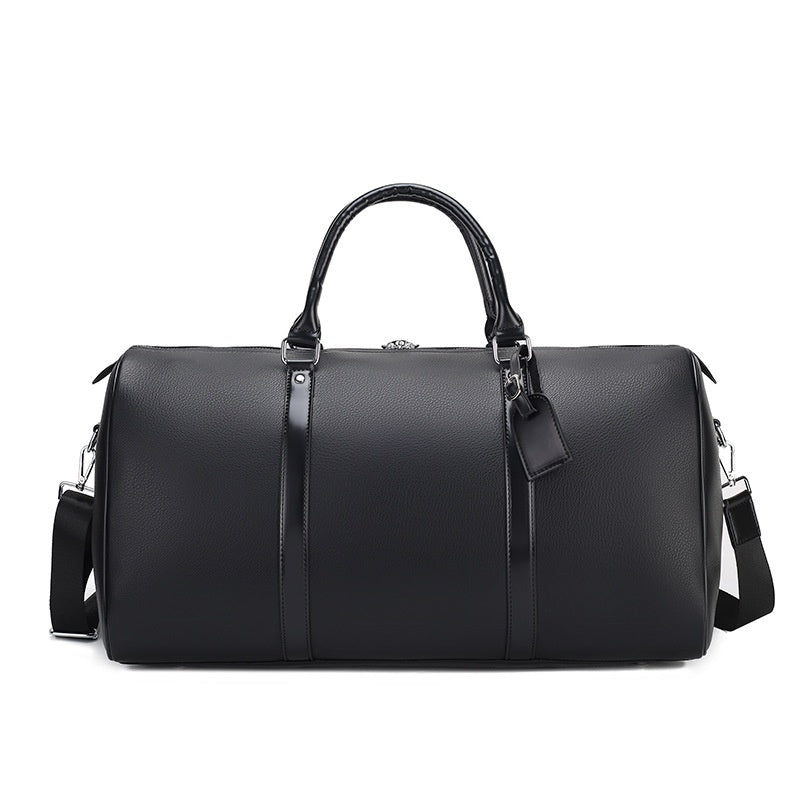 Large Capacity Leather Travel & Gym Bag