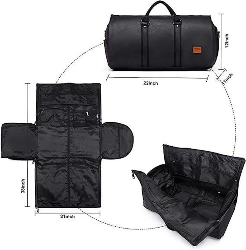 3-in-1 Foldable Travel Garment Backpack