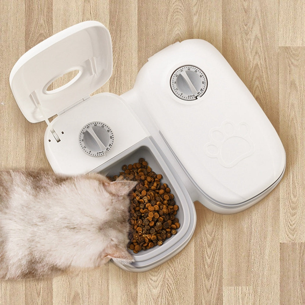 Automatic Smart Pet Feeder with Stainless Steel Bowl