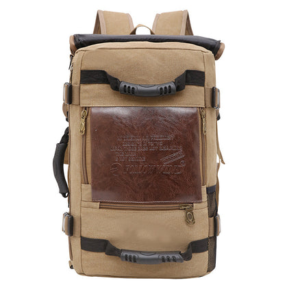 Men’s Canvas Multifunctional Laptop Backpack