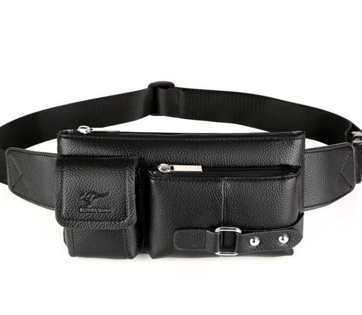 Men’s Luxury Leather Waist & Sling Bag