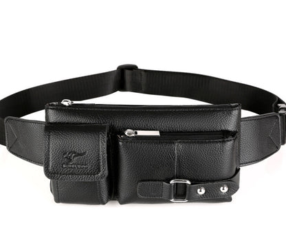 Men’s Luxury Leather Waist & Sling Bag