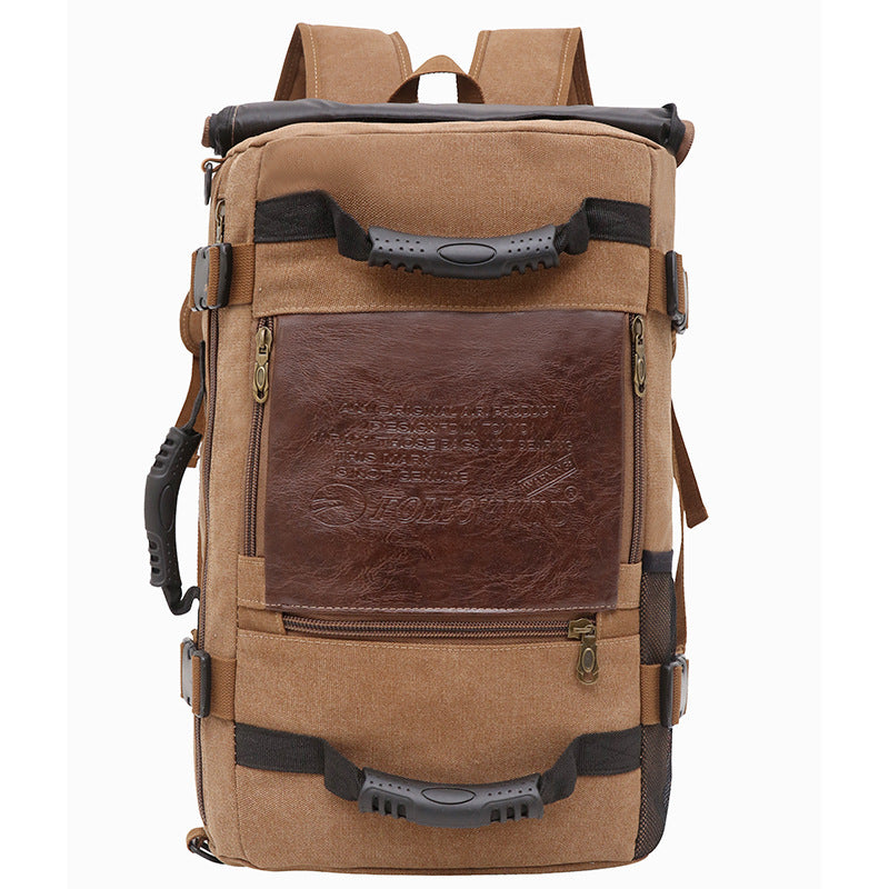 Men’s Canvas Multifunctional Laptop Backpack