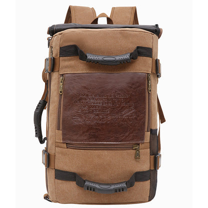 Men’s Canvas Multifunctional Laptop Backpack