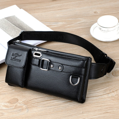 Men’s Luxury Leather Waist & Sling Bag