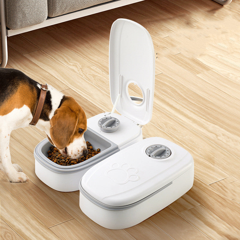 Automatic Smart Pet Feeder with Stainless Steel Bowl